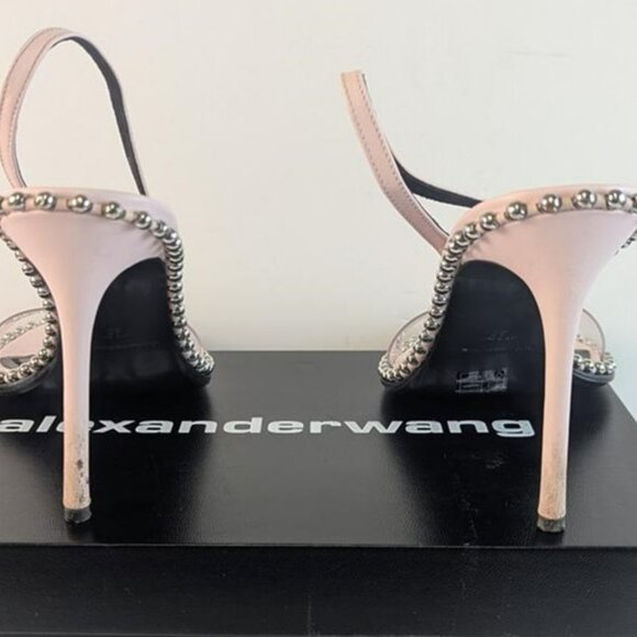 Used Alexander Wang Nova Slingback Stilleto Sandals pale pink - EU 39 | US 9 - Picture 7 of 8